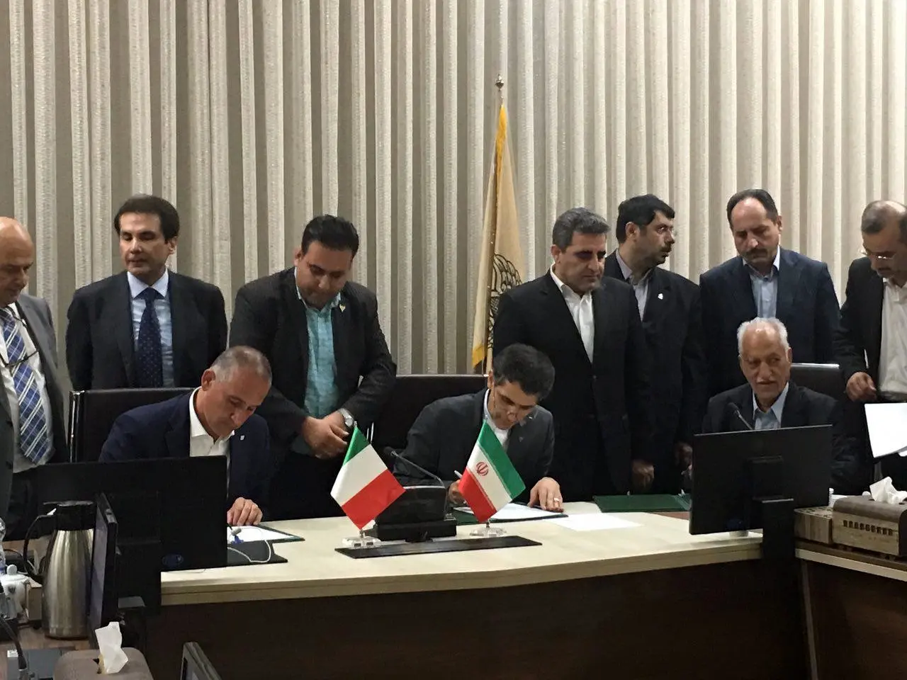 امضای سه سند همکاری بین راه‌آهن ایران و راه‌آهن دولتی ایتالیا 