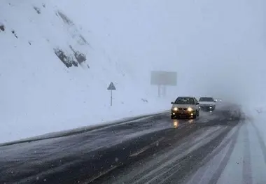 زیبایی های شگفت انگیز جاده برفی ارومیه