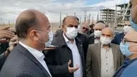  تصاویر بازدید وزیر راه از طرح نهضت ملی مسکن سمنان