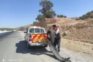 آزادراه شیراز اصفهان نگین پاکیزگی جاده های کشور است