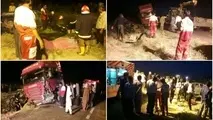 ۱۳ کشته و مصدوم در حادثه رانندگی محور تایباد به خواف