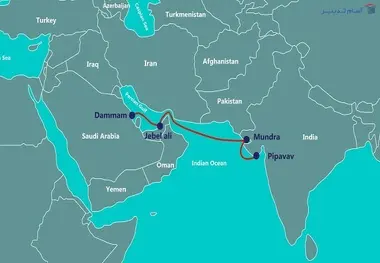 راه اندازی سرویس جدید حمل کانتینری بین هند، امارات و عربستان سعودی