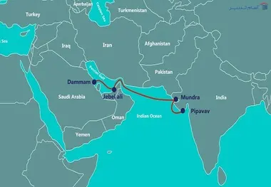 راه اندازی سرویس جدید حمل کانتینری بین هند، امارات و عربستان سعودی