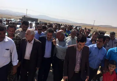 آغاز عملیات ساخت محور دبیران - فسا با حضور مقامات استانی در استان فارس