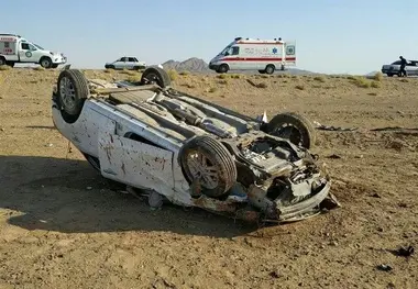 ۱۱ مصدوم و فوتی در تصادف زنجیره‌ای محور آبادان به اهواز