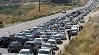 ترافیک سنگین در آزادراه قزوین_کرج_ تهران 