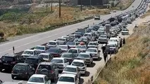 ترافیک سنگین در محور شهریار_تهران و آزادراه قزوین_کرج