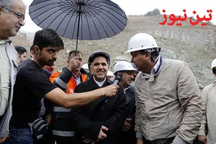 بازدید وزیر راه از آزادراه تهران-شمال