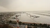 آمادگی فرودگاه مهرآباد برای مقابله با سیل