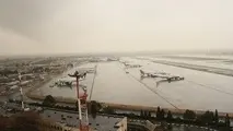 آمادگی فرودگاه مهرآباد برای مقابله با سیل