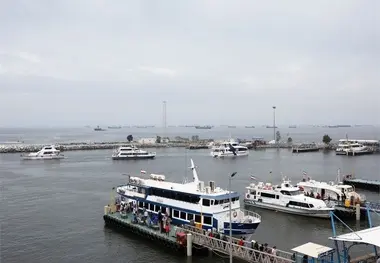 خروج گردشگران خارجی از هرمزگان با کشتی