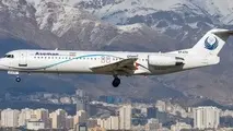 اشکال در «کارکرد بهینه موتور»‌ دلیل فرود اضطراری فوکر 100 آسمان در مهرآباد‌