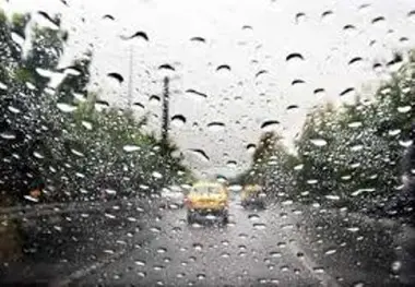  بارندگی در جاده های شمالی خراسان رضوی