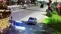 تصادف کامیون در شهر انگوت با 4 مصدوم