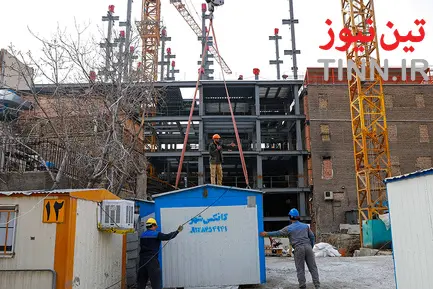 مراحل ساخت ساختمان پلاسکو