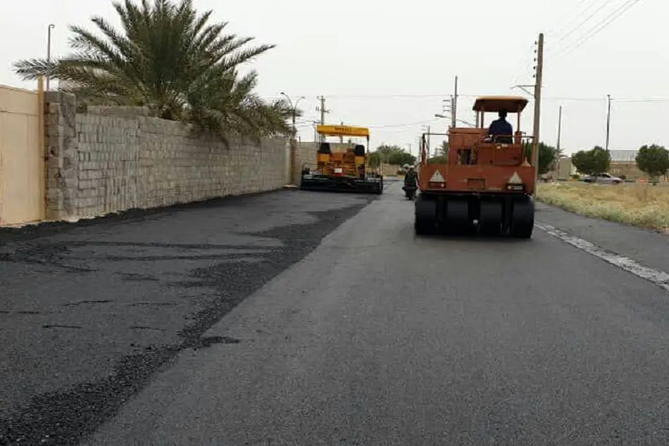 ۲۹ هزارمتر مربع معابر شهر کاکی آسفالت شد