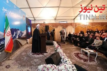 افتتاح منطقه یک ازاد راه تهران - شمال