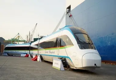 ارسال نخستین قطار سریع‌ السیر به جمهوری ازبکستان