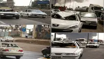 مالکان خودروهای فاقد بیمه آسیب دیده در بندر رجایی خسارت دریافت می کنند