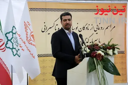 مراسم رونمایی از ناوگان نوسازی شده تاکسیرانی