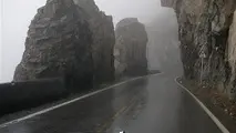 جاده کرج - چالوس لغزنده است