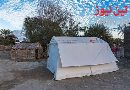 مناطق سیل زده دشتیاری چابهار