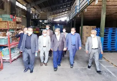 بازدید استاندار قزوین از شرکت پارس پامچال