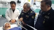 عیادت فرمانده «نهاجا» ازتنها بازمانده هواپیمای 707 