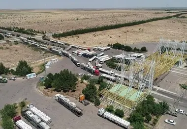 اعزام کامیون های پلاک قزاقستان به مناطق امنیتی و استراتژیک کشور