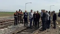  پیشرفت کار پروژه خط ریلی قزوین زنجان بررسی شد