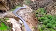 احتمال سقوط خودرو ها در تنگ پیرزال جاده یاسوج به چرام
