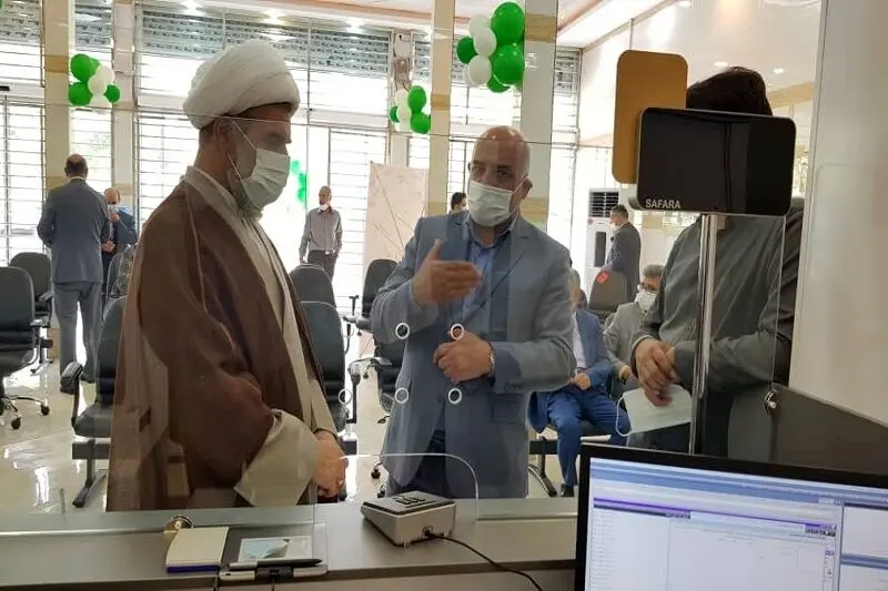 دوازدهمین شعبه بانک قرض الحسنه مهر ایران در شهرستان بویین زهرا افتتاح شد