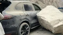 پلیس راه هشدار داد؛ خطر سقوط سنگ در جاده‌های کوهستانی البرز