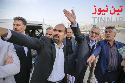بازدید دوره‌ای معاون حمل‌ونقل و ترافیک شهرداری تهران و مدیران این معاونت از پروژه‌های حمل و نقل و ترافیک شهرداری منطقه ۴