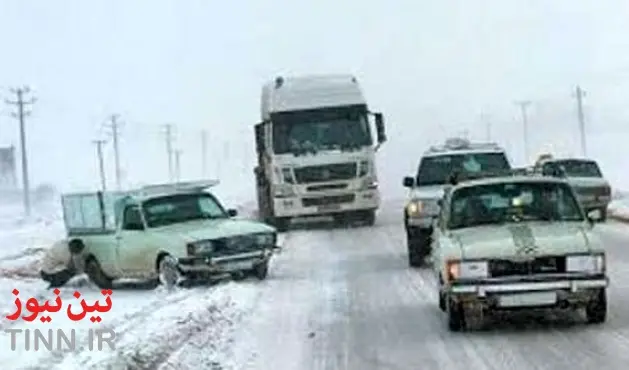 بارش برف در مناطق مختلف زنجان، رانندگان احتیاط کنند