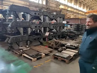 مراسم تحویل آخرین لکوموتیو خریداری شده توسط فولاد مبارکه از مپنا لکوموتیو