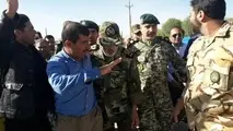 حضور فرمانده کل ارتش در مناطق زلزله زده سرپل ذهاب