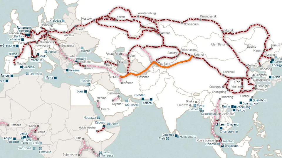 From China to Iran via Kyrgyzstan: is the faster rail link real?