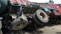 مرگ راننده خودروی سنگین در اتوبان تهران - ساوه