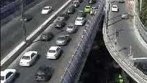 بهبود تردد در پل طبقاتی صدر با کنترل ترافیک ورودی