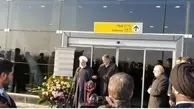 ورود رئیس جمهور به فرودگاه اردبیل برای افتتاح چند پروژه فرودگاهی