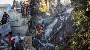 ۹۷ کشته و ۲ بازمانده در سقوط هواپیمای مسافربری در کراچی