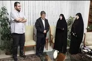 دیدار مدیرعامل راه‌ آهن با خانواده شهید دادمان به مناسبت هفته دولت