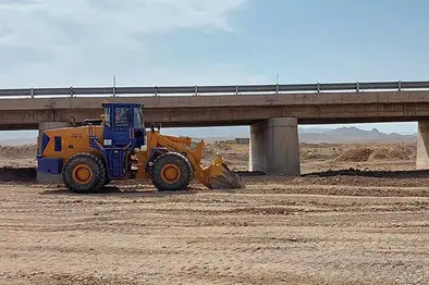 پیشرفت ۸۵ درصدی پل بزرگ بزرگراه مرودشت – درودزن
