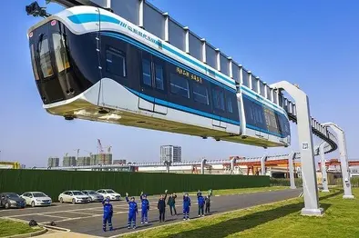 فیلم | قطار هوایی، تازه ترین راهکار چینی ها برای حمل و نقل شهری!