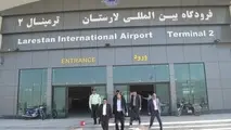 نصب سامانه هوشمند اطلاعات پرواز در فرودگاه لارستان