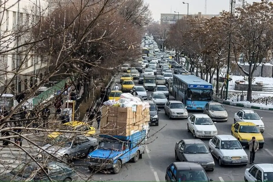 ترافیک پرحجم در محدوده جاجرود و گیلاوند
