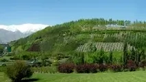 مساحت کمربند سبز شهر تهران