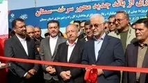 باند جدید محور سرخه-سمنان افتتاح شد 