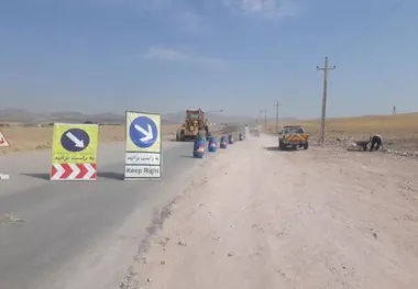 اجرای عملیات روکش آسفالت محور روستای نجم‌آباد